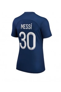 Paris Saint-Germain Lionel Messi #30 Voetbaltruitje Thuis tenue Dames 2022-23 Korte Mouw